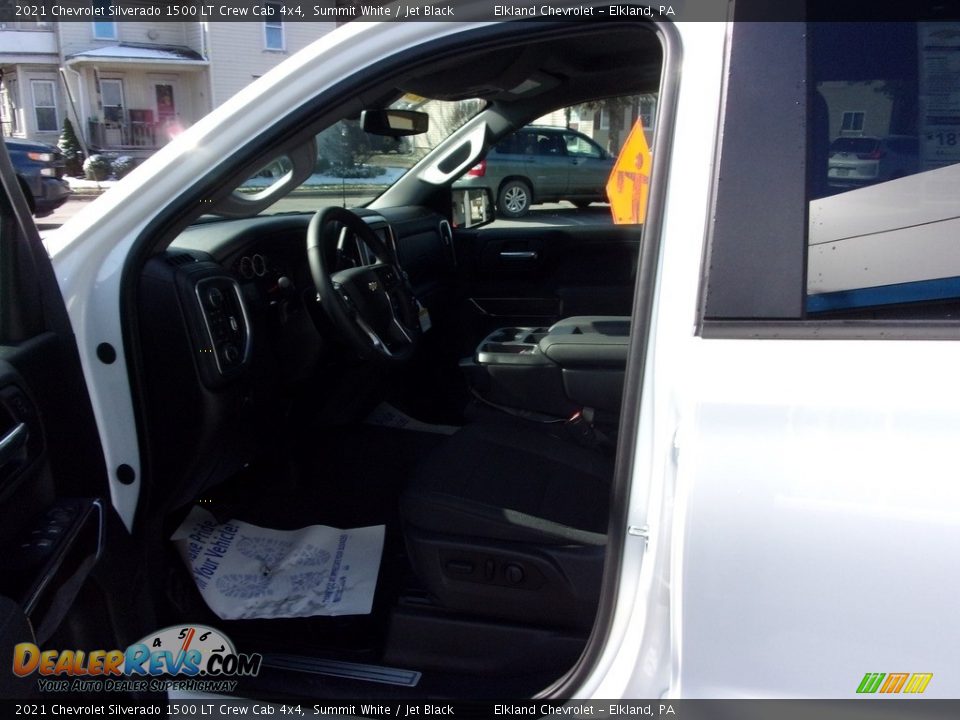 2021 Chevrolet Silverado 1500 LT Crew Cab 4x4 Summit White / Jet Black Photo #11