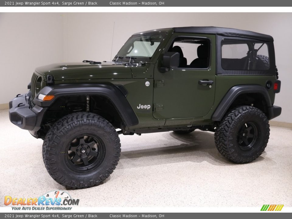 Sarge Green 2021 Jeep Wrangler Sport 4x4 Photo #3