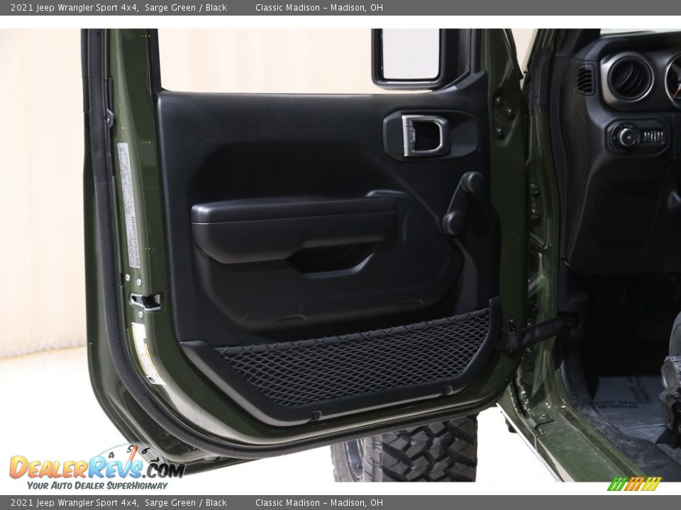2021 Jeep Wrangler Sport 4x4 Sarge Green / Black Photo #4
