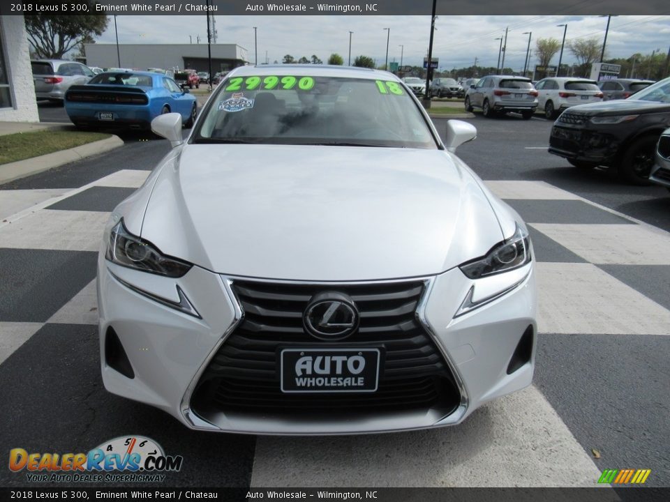 2018 Lexus IS 300 Eminent White Pearl / Chateau Photo #2