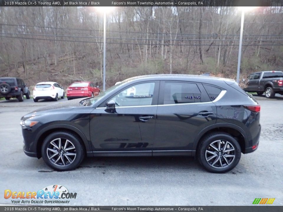 2018 Mazda CX-5 Touring AWD Jet Black Mica / Black Photo #6