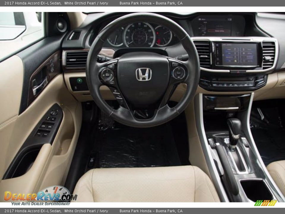 2017 Honda Accord EX-L Sedan White Orchid Pearl / Ivory Photo #5