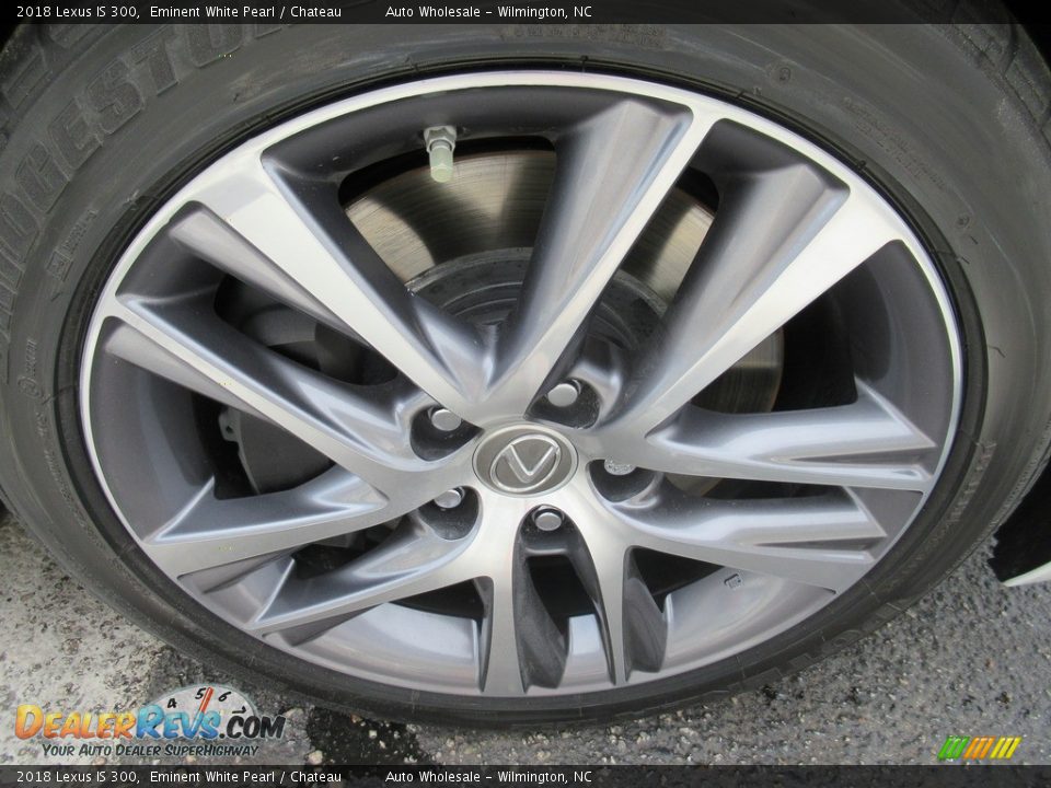 2018 Lexus IS 300 Eminent White Pearl / Chateau Photo #7