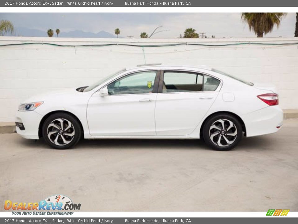 2017 Honda Accord EX-L Sedan White Orchid Pearl / Ivory Photo #8