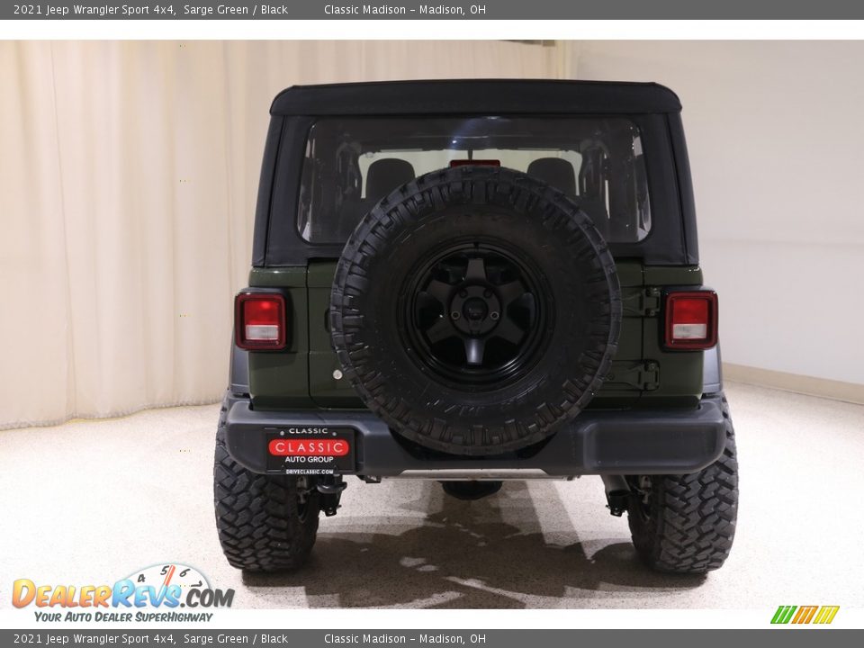 2021 Jeep Wrangler Sport 4x4 Sarge Green / Black Photo #18