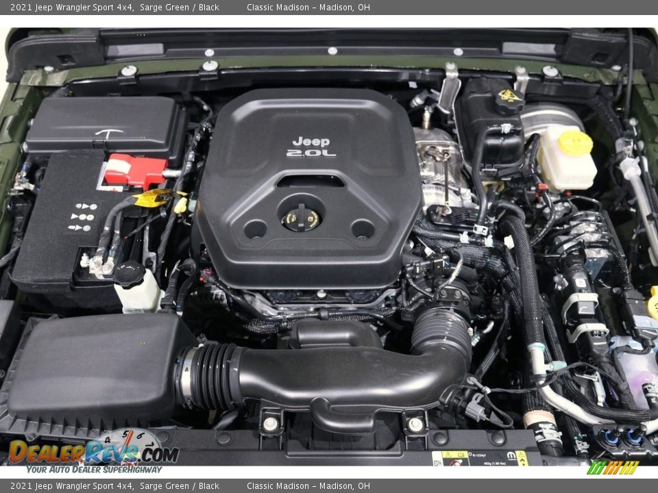 2021 Jeep Wrangler Sport 4x4 2.0 Liter Turbocharged DOHC 16-Valve VVT 4 Cylinder Engine Photo #19