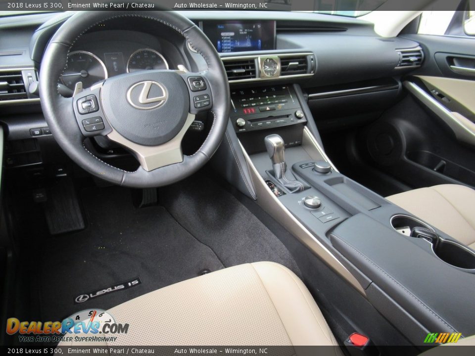 2018 Lexus IS 300 Eminent White Pearl / Chateau Photo #15