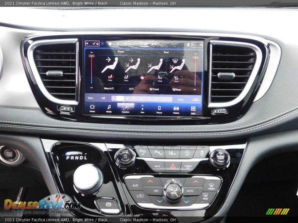 2021 Chrysler Pacifica Limited AWD Bright White / Black Photo #6