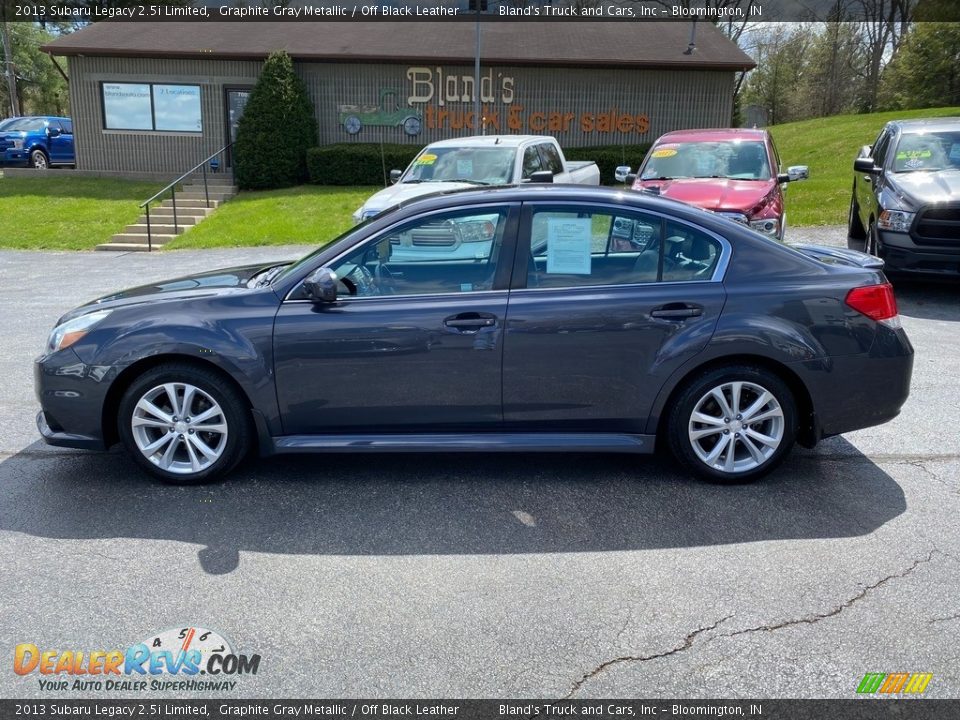 2013 Subaru Legacy 2.5i Limited Graphite Gray Metallic / Off Black Leather Photo #1