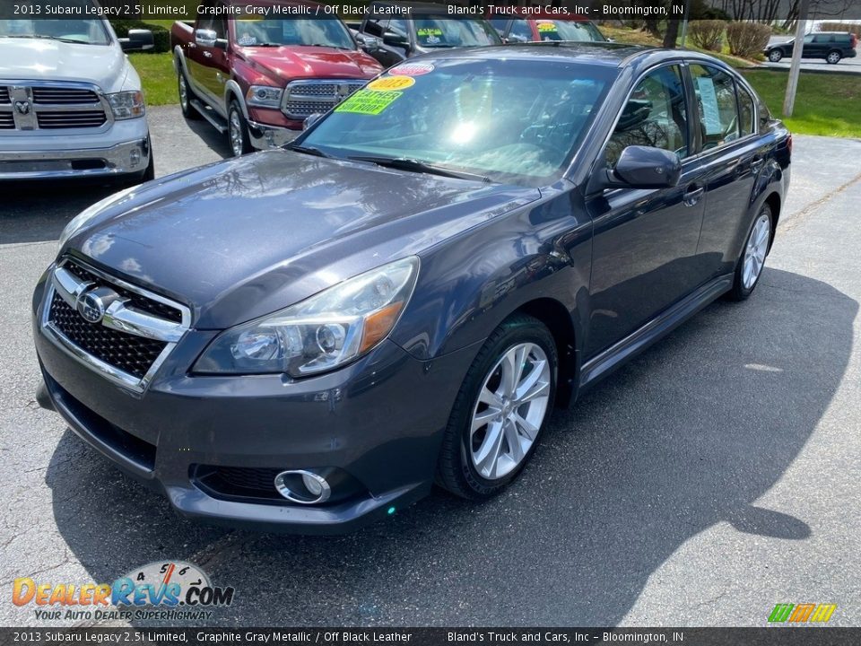 2013 Subaru Legacy 2.5i Limited Graphite Gray Metallic / Off Black Leather Photo #2