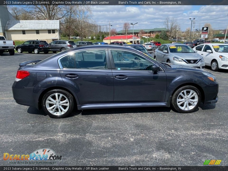 2013 Subaru Legacy 2.5i Limited Graphite Gray Metallic / Off Black Leather Photo #5