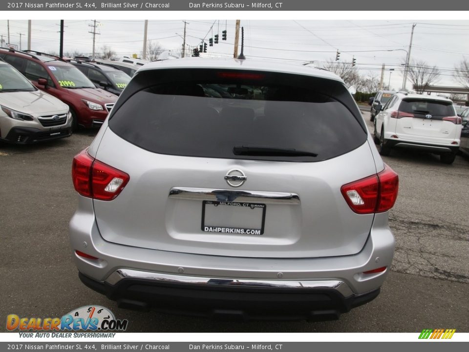 2017 Nissan Pathfinder SL 4x4 Brilliant Silver / Charcoal Photo #6