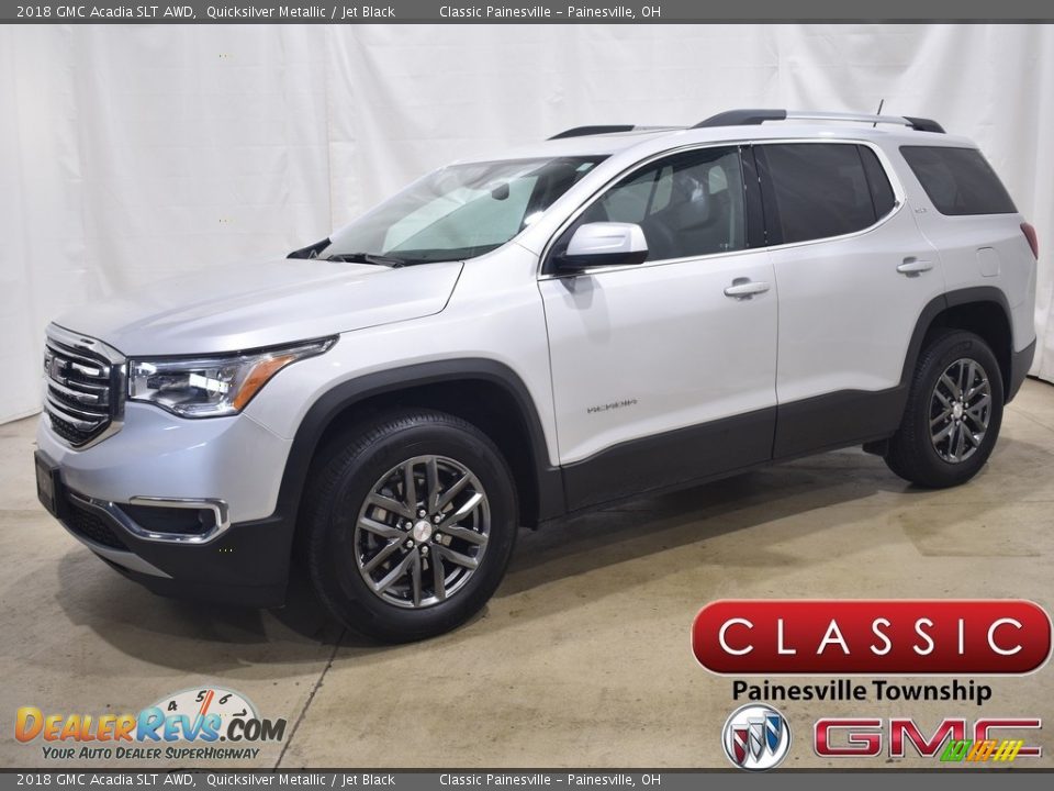 2018 GMC Acadia SLT AWD Quicksilver Metallic / Jet Black Photo #1