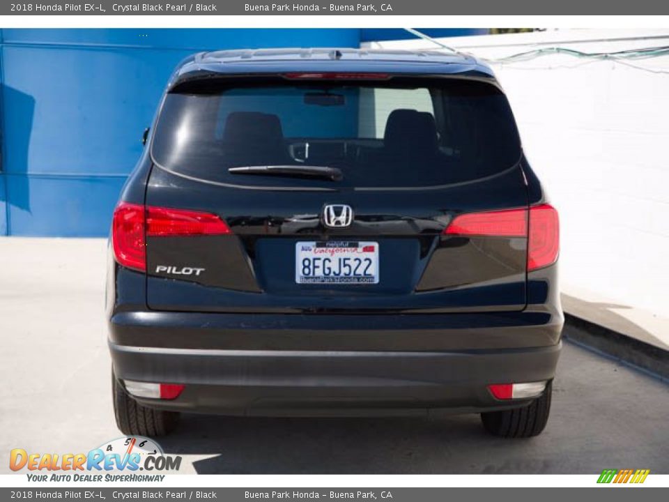 2018 Honda Pilot EX-L Crystal Black Pearl / Black Photo #9