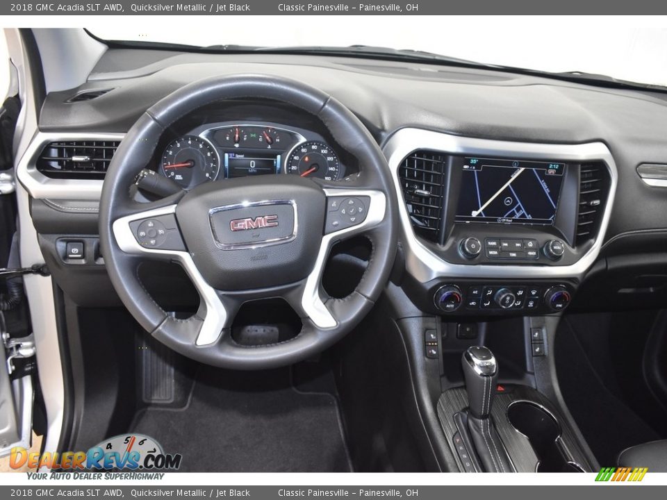 2018 GMC Acadia SLT AWD Quicksilver Metallic / Jet Black Photo #14