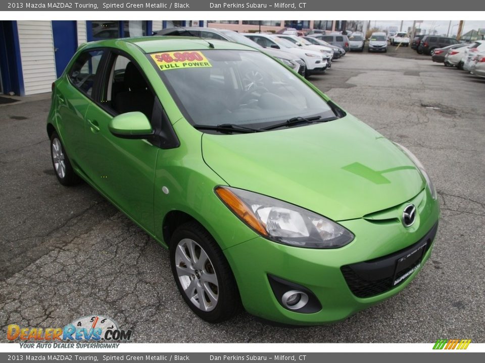 Spirted Green Metallic 2013 Mazda MAZDA2 Touring Photo #3