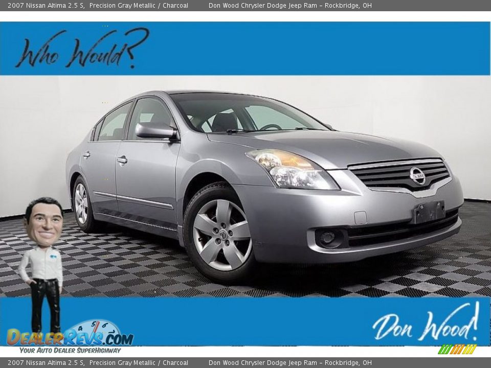 2007 Nissan Altima 2.5 S Precision Gray Metallic / Charcoal Photo #1