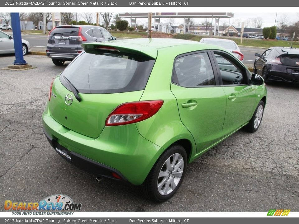 2013 Mazda MAZDA2 Touring Spirted Green Metallic / Black Photo #5