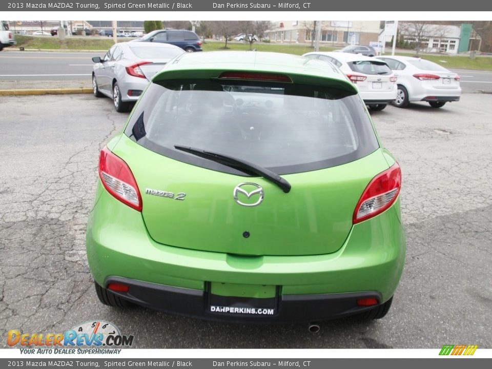 2013 Mazda MAZDA2 Touring Spirted Green Metallic / Black Photo #6