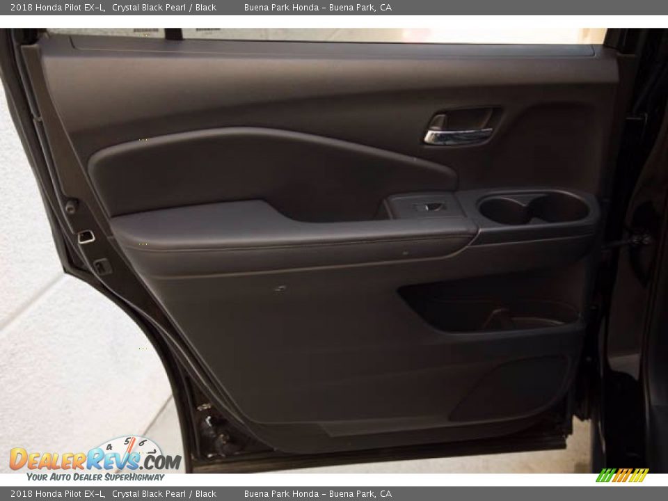 2018 Honda Pilot EX-L Crystal Black Pearl / Black Photo #33