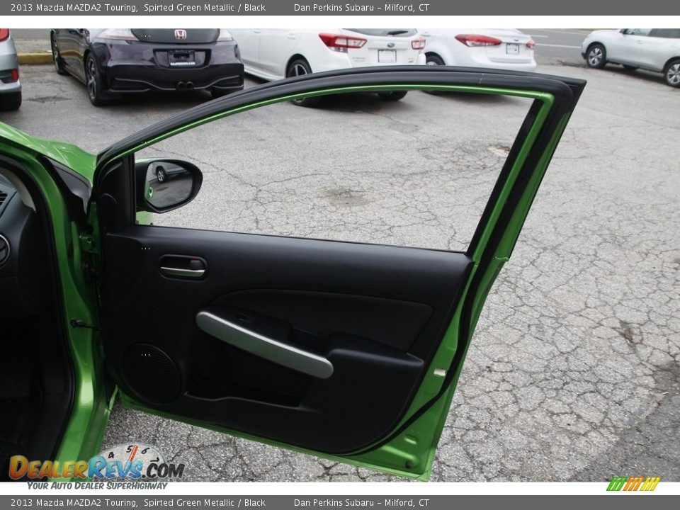 2013 Mazda MAZDA2 Touring Spirted Green Metallic / Black Photo #15