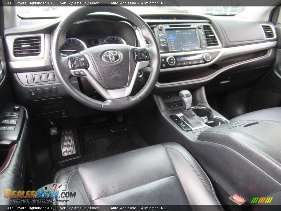 2015 Toyota Highlander XLE Silver Sky Metallic / Black Photo #15