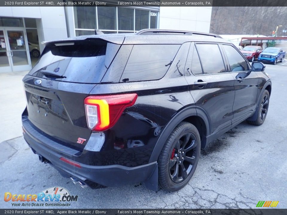 2020 Ford Explorer ST 4WD Agate Black Metallic / Ebony Photo #2