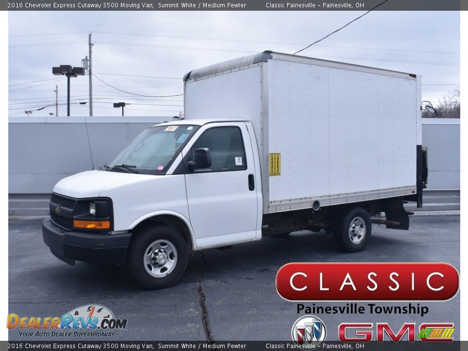 2016 Chevrolet Express Cutaway 3500 Moving Van Summit White / Medium Pewter Photo #1