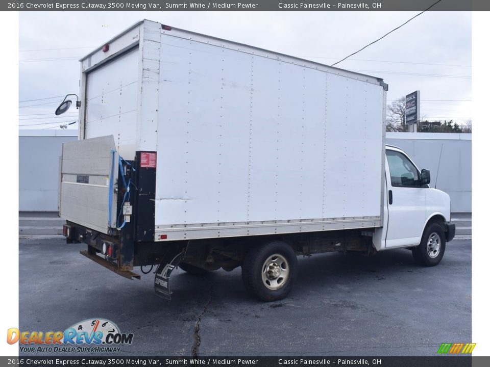 Summit White 2016 Chevrolet Express Cutaway 3500 Moving Van Photo #2