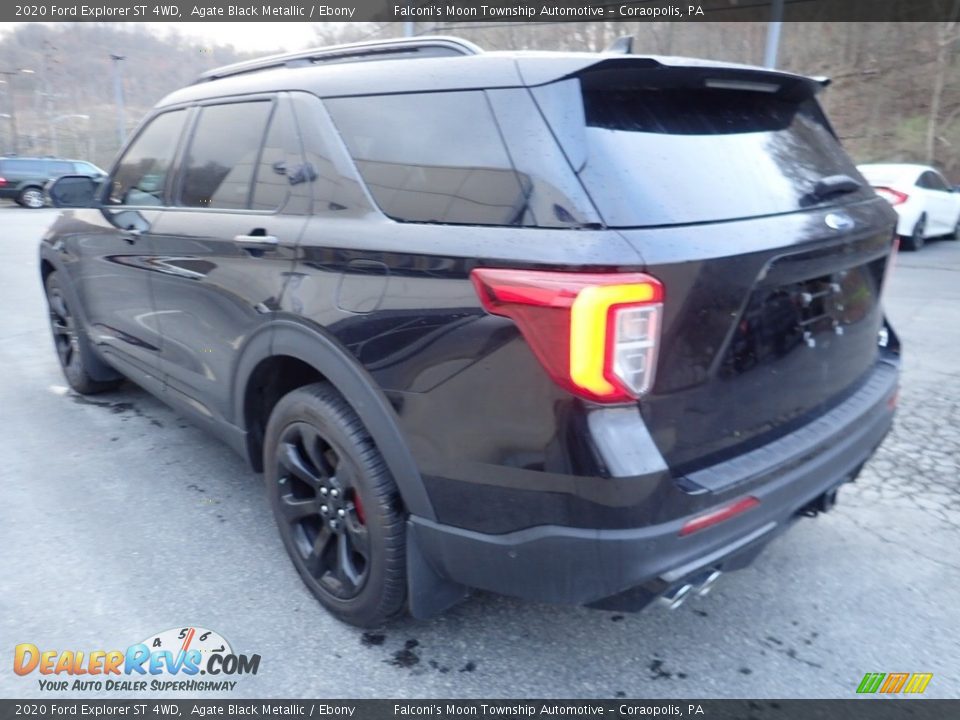 2020 Ford Explorer ST 4WD Agate Black Metallic / Ebony Photo #5