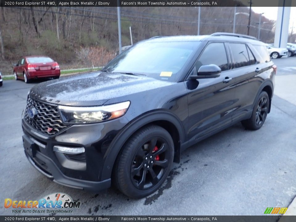 2020 Ford Explorer ST 4WD Agate Black Metallic / Ebony Photo #7