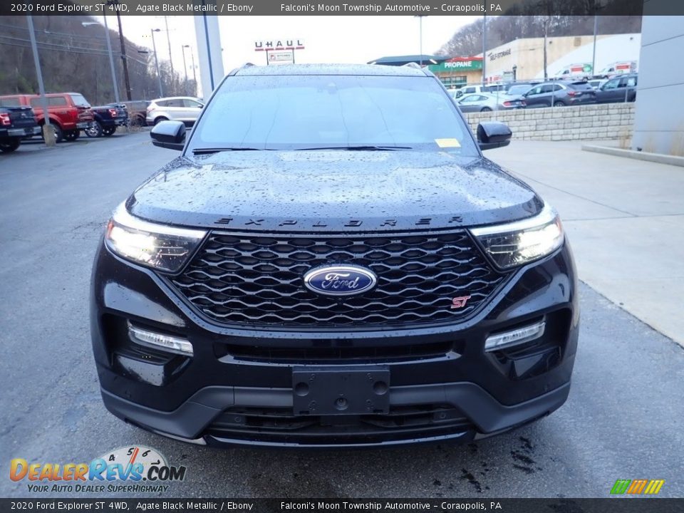 2020 Ford Explorer ST 4WD Agate Black Metallic / Ebony Photo #8