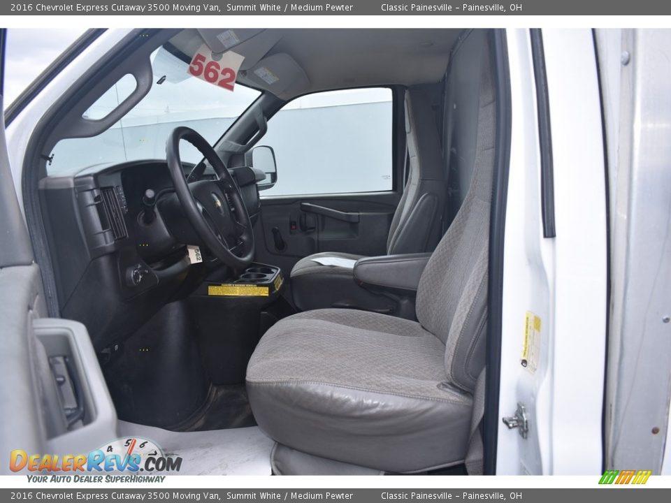2016 Chevrolet Express Cutaway 3500 Moving Van Summit White / Medium Pewter Photo #6