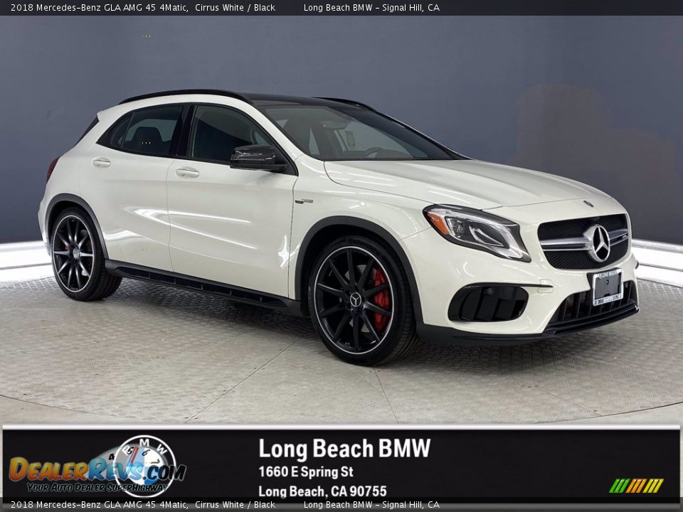 2018 Mercedes-Benz GLA AMG 45 4Matic Cirrus White / Black Photo #1