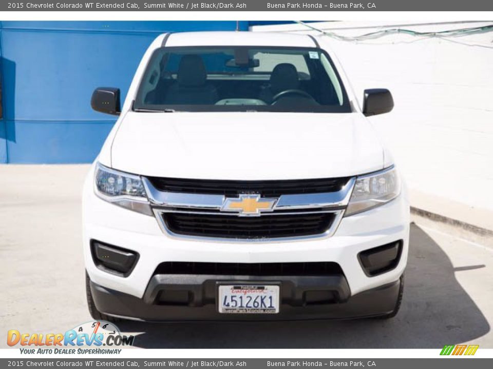 2015 Chevrolet Colorado WT Extended Cab Summit White / Jet Black/Dark Ash Photo #7