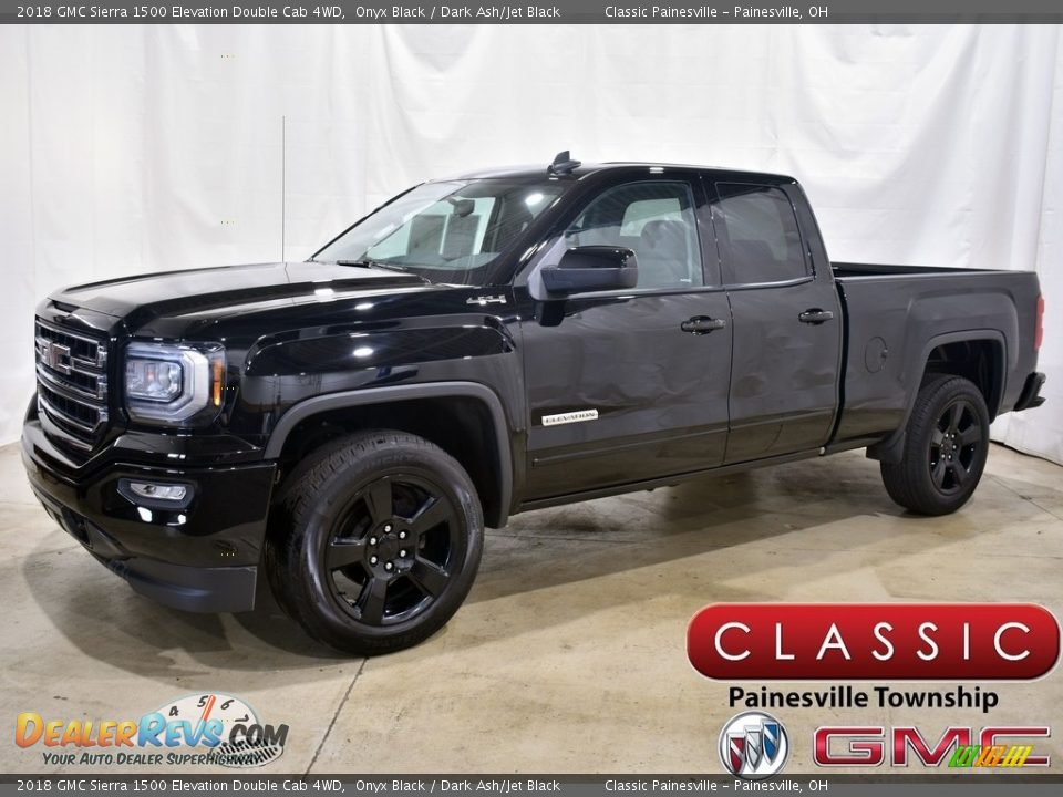 2018 GMC Sierra 1500 Elevation Double Cab 4WD Onyx Black / Dark Ash/Jet Black Photo #1