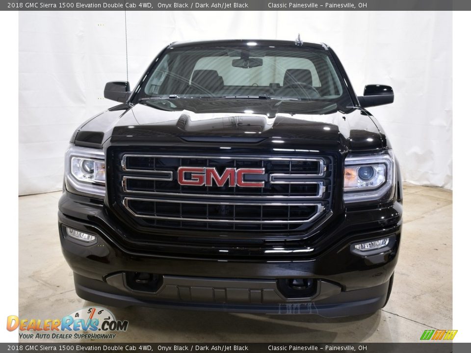 2018 GMC Sierra 1500 Elevation Double Cab 4WD Onyx Black / Dark Ash/Jet Black Photo #4