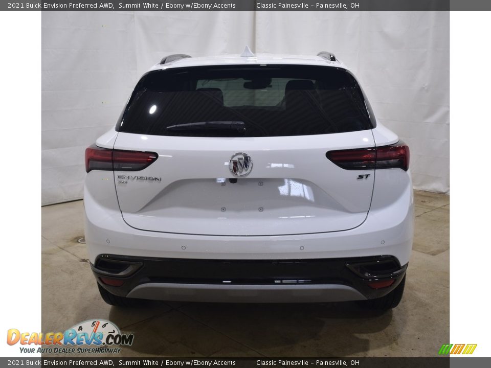 2021 Buick Envision Preferred AWD Summit White / Ebony w/Ebony Accents Photo #3