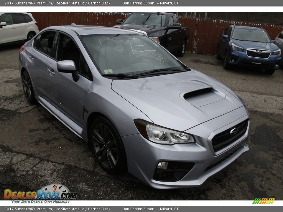 2017 Subaru WRX Premium Ice Silver Metallic / Carbon Black Photo #3