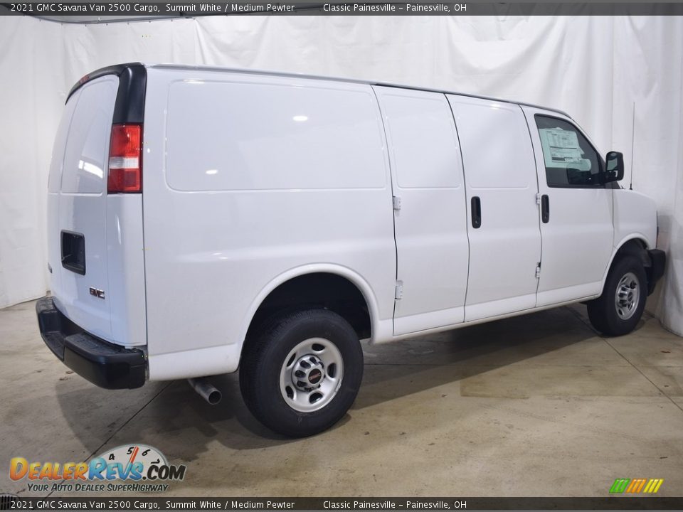 2021 GMC Savana Van 2500 Cargo Summit White / Medium Pewter Photo #2