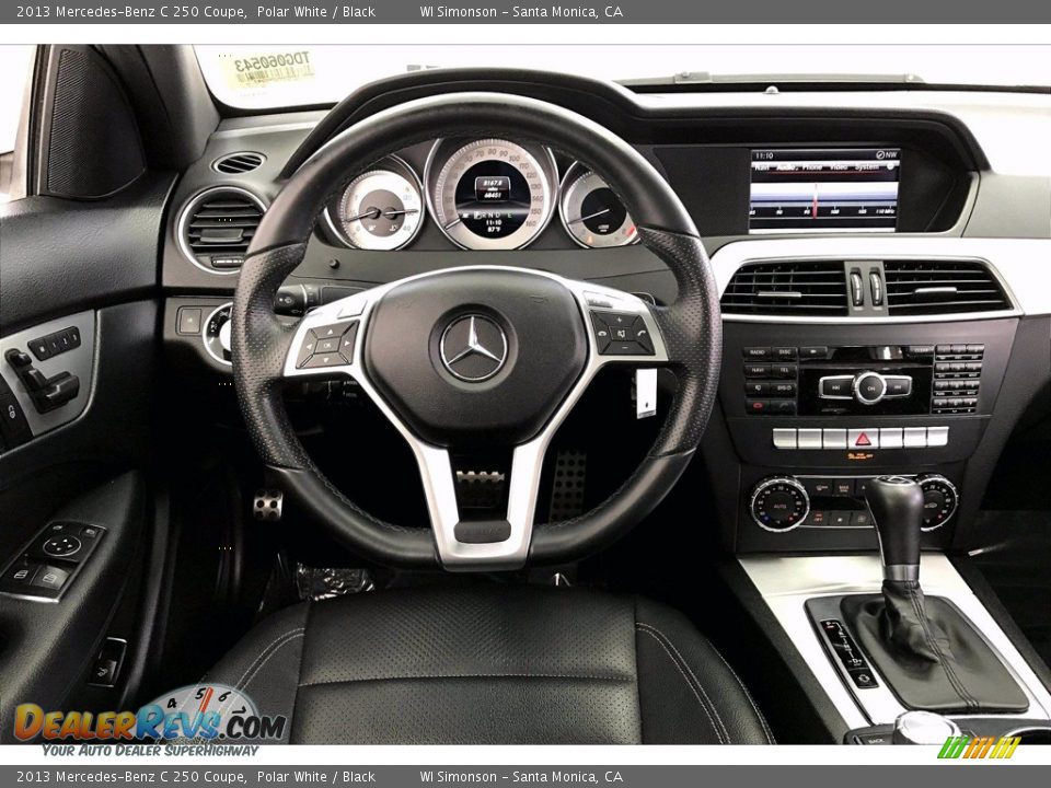 2013 Mercedes-Benz C 250 Coupe Polar White / Black Photo #4