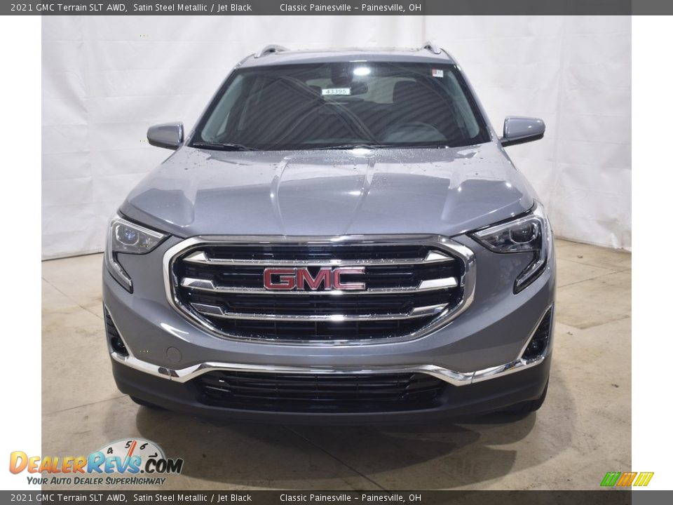 2021 GMC Terrain SLT AWD Satin Steel Metallic / Jet Black Photo #4