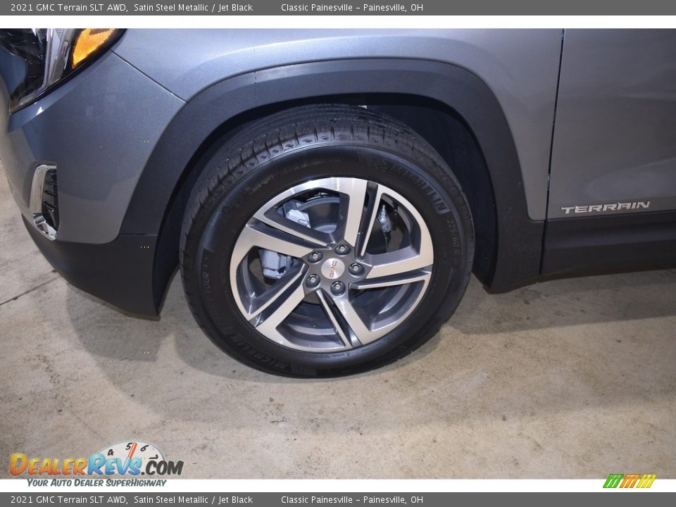 2021 GMC Terrain SLT AWD Satin Steel Metallic / Jet Black Photo #5