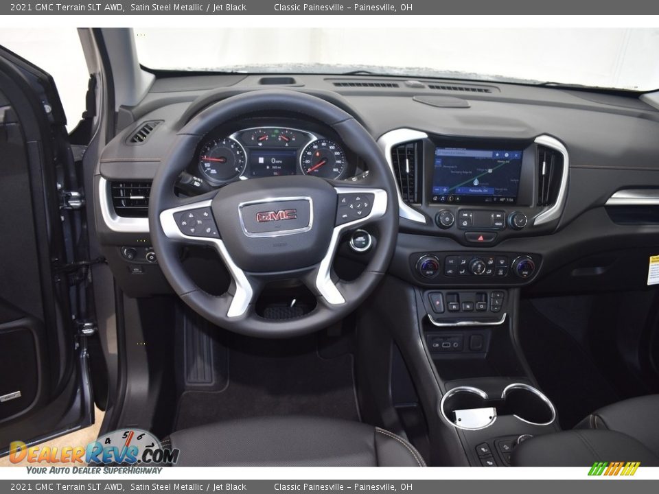 2021 GMC Terrain SLT AWD Satin Steel Metallic / Jet Black Photo #11