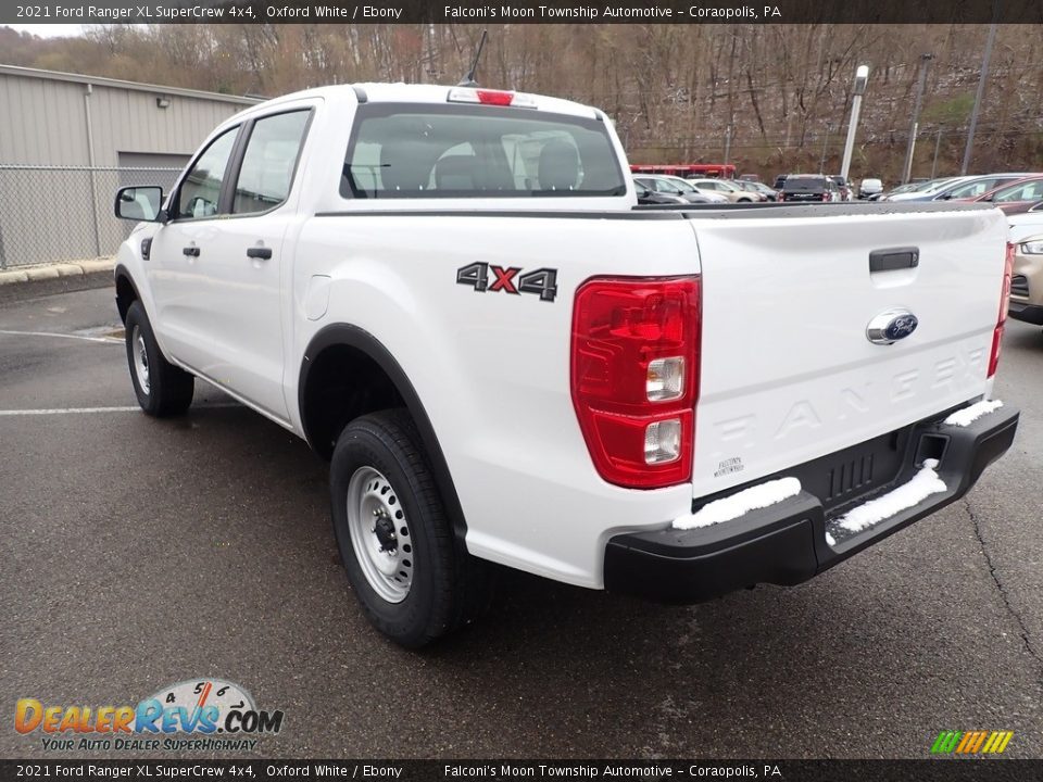 2021 Ford Ranger XL SuperCrew 4x4 Oxford White / Ebony Photo #6