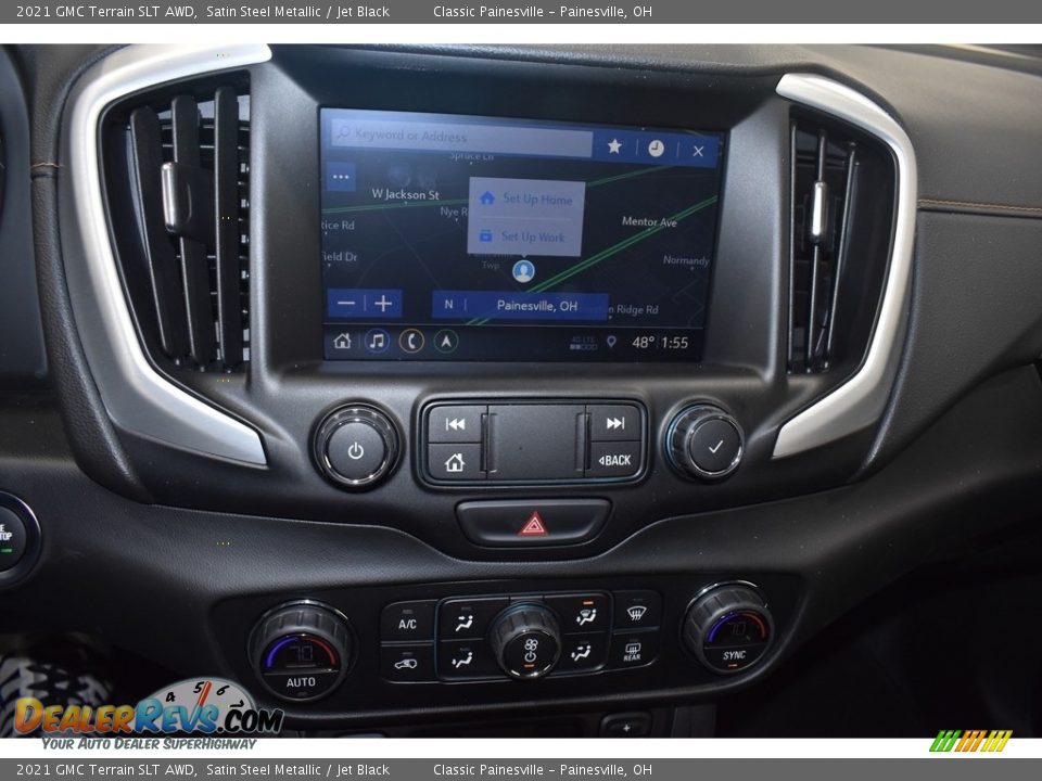 2021 GMC Terrain SLT AWD Satin Steel Metallic / Jet Black Photo #12