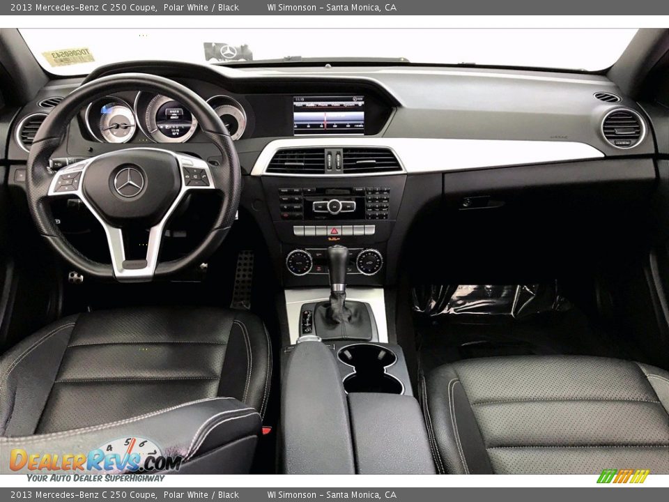 2013 Mercedes-Benz C 250 Coupe Polar White / Black Photo #15