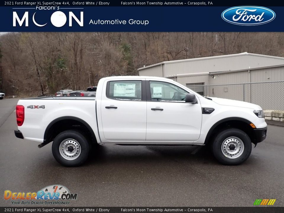 2021 Ford Ranger XL SuperCrew 4x4 Oxford White / Ebony Photo #1