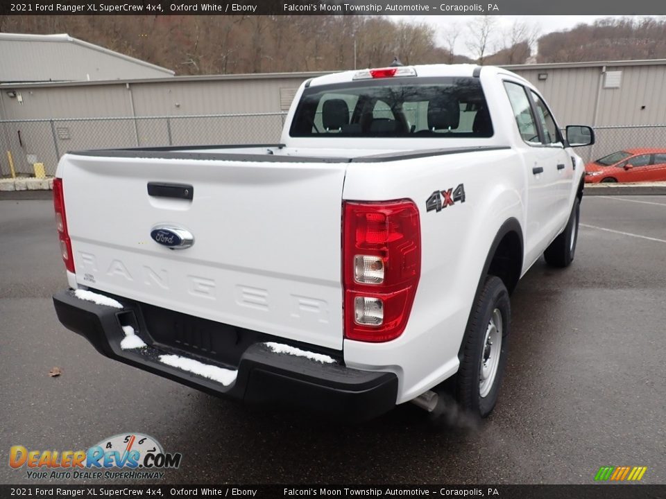 2021 Ford Ranger XL SuperCrew 4x4 Oxford White / Ebony Photo #2