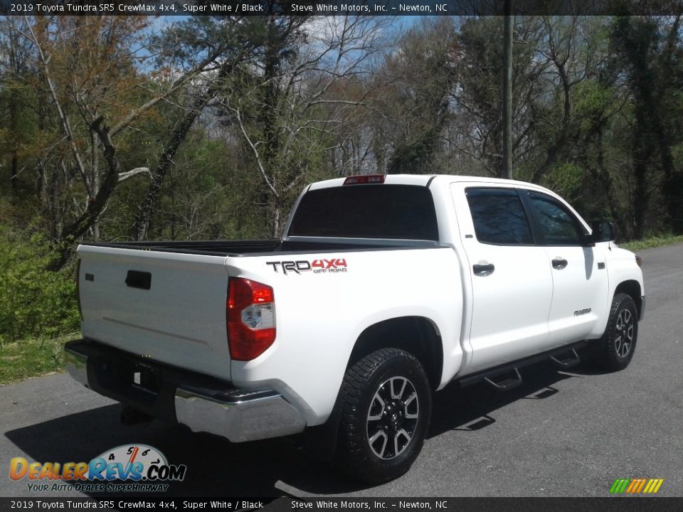 2019 Toyota Tundra SR5 CrewMax 4x4 Super White / Black Photo #7